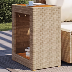 VidaXL 366308 table de jardin Beige, Marron