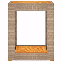 VidaXL 366308 table de jardin Beige, Marron - Vue supplémentaire 6