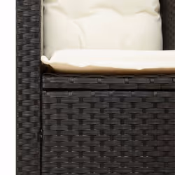 VidaXL 366317 chaise d'extérieur Terrace Siège rembourré Bois d'acacia, Polyuréthane, Acier Crème, Blanc - Vue supplémentaire 7