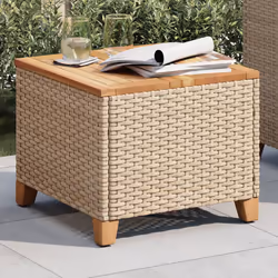VidaXL 366327 table de jardin Beige, Marron - Vue supplémentaire 4