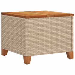 VidaXL 366327 table de jardin Beige, Marron - Vue supplémentaire 7