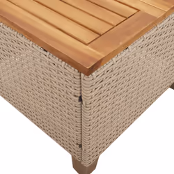 VidaXL 366327 table de jardin Beige, Marron - Vue supplémentaire 8