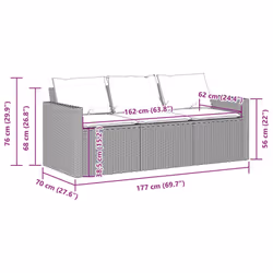 VidaXL 366345 Canapé de patio - Vue supplémentaire 8