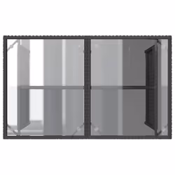 VidaXL 366350 table de jardin Noir - Vue supplémentaire 6