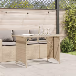 VidaXL 366353 table de jardin Beige