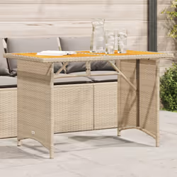 VidaXL 366357 table de jardin Beige