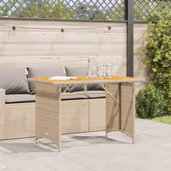 VidaXL 366357 table de jardin Beige
