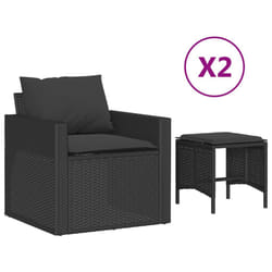 VidaXL 366359 ensemble de meubles de jardin