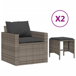 VidaXL 366361 ensemble de meubles de jardin