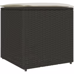 La caisse de rangement d'extérieur noir et crème de vidaXL est exactement ce qu'il te faut pour ton balcon ou ton espace exté ...