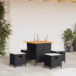 Cet ensemble de salle à manger de jardin est un excellent choix pour les repas en plein air ou pour vous détendre dans le jar ...