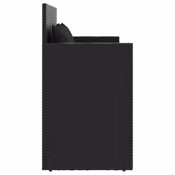 VidaXL 365761 banc de jardin Rotin, Acier - Vue supplémentaire 5