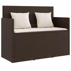 VidaXL 365762, Crème, Rotin, Acier, 110 kg, Adultes et enfants, 1200 mm, 500 mm
