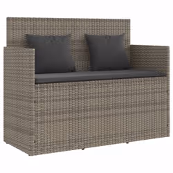 VidaXL 365763, Gris foncé, Rotin, Acier, 110 kg, Adultes et enfants, 1200 mm, 500 mm
