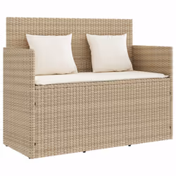 VidaXL 365764, Crème, Rotin, Acier, 110 kg, Adultes et enfants, 1200 mm, 500 mm