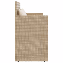 VidaXL 365764 banc de jardin Rotin, Acier - Vue supplémentaire 5