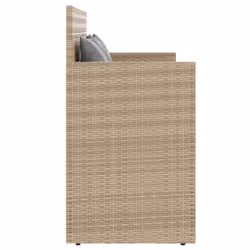 VidaXL 365765 banc de jardin Rotin, Acier - Vue supplémentaire 5