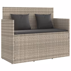 VidaXL 365766, Gris foncé, Rotin, Acier, 110 kg, Adultes et enfants, 1200 mm, 500 mm