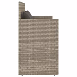 VidaXL 365766 banc de jardin Rotin, Acier - Vue supplémentaire 5