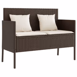 VidaXL 365772, Crème, Rotin, Acier, 110 kg, Adultes et enfants, 1130 mm, 610 mm