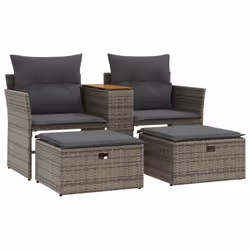 VidaXL 365804, 2 siège(s), Gris foncé, 110 kg, 535 mm, 535 mm, 300 mm