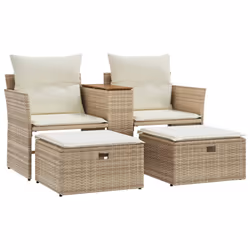 VidaXL 365805, 2 siège(s), Crème, 110 kg, 535 mm, 535 mm, 300 mm