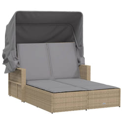 VidaXL 365811 chaise d'extérieur Linge Siège rembourré Polyuréthane, Acier Gris