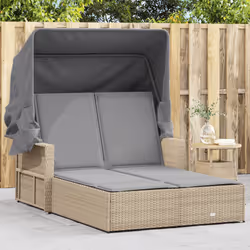 VidaXL 365811 chaise d'extérieur Linge Siège rembourré Polyuréthane, Acier Gris
