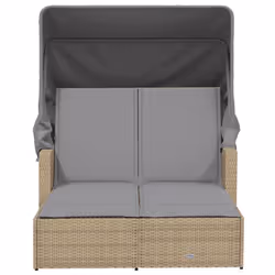 VidaXL 365811 chaise d'extérieur Linge Siège rembourré Polyuréthane, Acier Gris - Vue supplémentaire 4