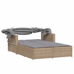 VidaXL 365811 chaise d'extérieur Linge Siège rembourré Polyuréthane, Acier Gris - Vue supplémentaire 7