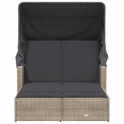 VidaXL 365812 chaise d'extérieur Linge Siège rembourré Polyuréthane, Acier Gris - Vue supplémentaire 4