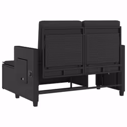 VidaXL 365817 banc de jardin Rotin, Acier - Vue supplémentaire 7