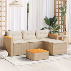 Cet ensemble de canapés de jardin est le complément parfait de votre arrière-cour, terrasse ou patio, offrant un espace confo ...