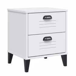 VidaXL 374908, Blanc, Plastique, Bois, VIKEN, 400 mm, 350 mm, 480 mm
