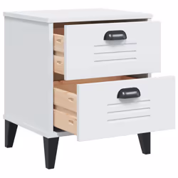 VidaXL 374908 Table de nuit et table de chevet Blanc - Vue supplémentaire 5