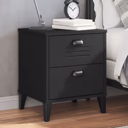 VidaXL 374909 Table de nuit et table de chevet Noir