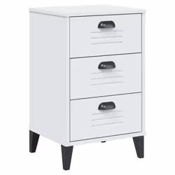VidaXL 374911, Blanc, Plastique, Bois, VIKEN, 400 mm, 350 mm, 650 mm