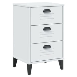 VidaXL 374911 Table de nuit et table de chevet Blanc