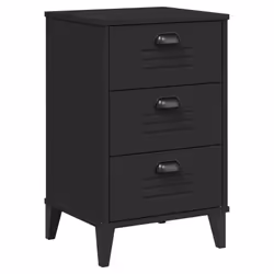 VidaXL 374912, Noir, Plastique, Bois, VIKEN, 400 mm, 350 mm, 650 mm