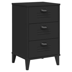 VidaXL 374912 Table de nuit et table de chevet Noir