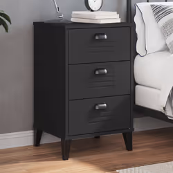 VidaXL 374912 Table de nuit et table de chevet Noir