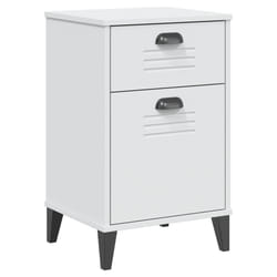 VidaXL 374914 Table de nuit et table de chevet Blanc