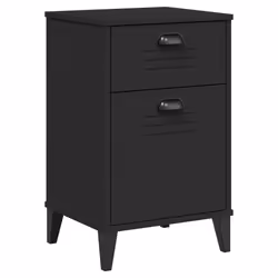 VidaXL 374915, Noir, Plastique, Bois, VIKEN, 400 mm, 350 mm, 650 mm