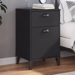 VidaXL 374915 Table de nuit et table de chevet Noir
