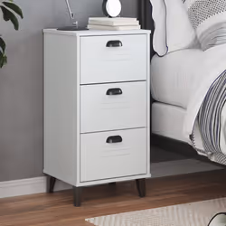 VidaXL 374917 Table de nuit et table de chevet Blanc