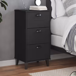 VidaXL 374918 Table de nuit et table de chevet Noir