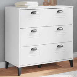 Commode viken blanc bois d'ingénierie Vidaxl