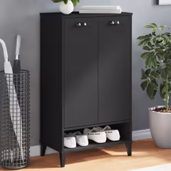 Avec cette armoire à chaussures vous pouvez ranger efficacement vos chaussures et ajouter une décoration pratique à votre mai ...