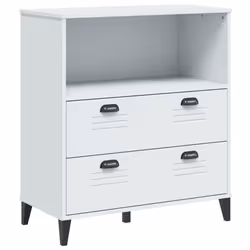 VidaXL 374944, Blanc, 4 étagères, Bois, Bois, Plastique, Bois, 800 mm
