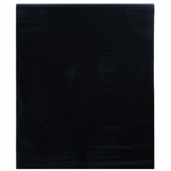vidaXL Film de fenêtre statique dépoli noir 45x500 cm PVC